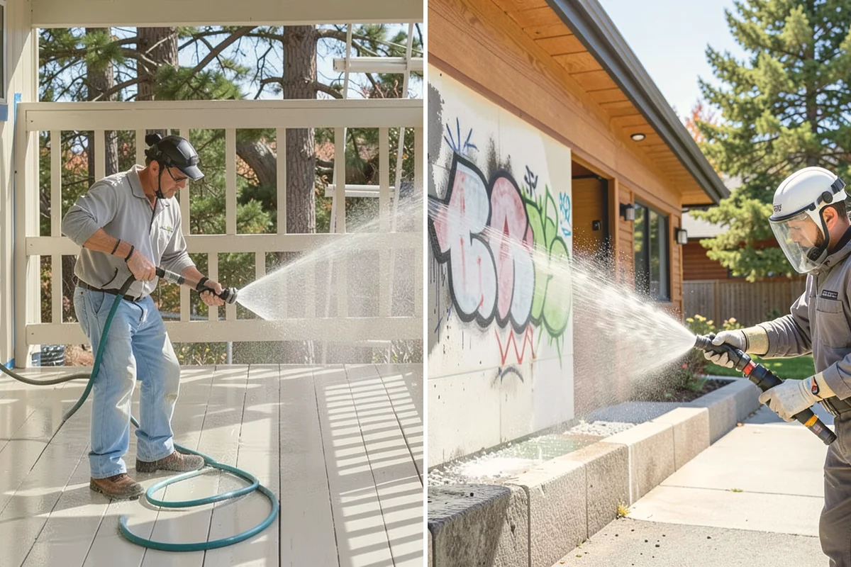 Strip Mall Cleaning in Orting, Pierce County, WA - Schedule around store hours and tenant deliveries