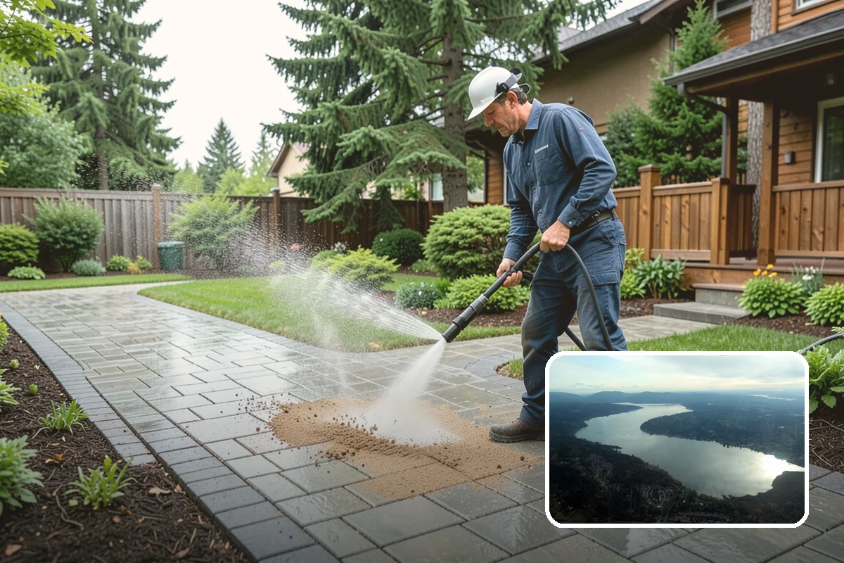 Strip Mall Cleaning in Sammamish, King County, WA - Unifies the storefront run under one clean, consistent look