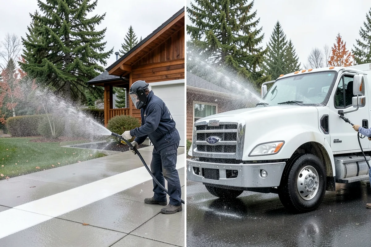Strip Mall Cleaning in Shoreline, King County, WA - Schedule around store hours and tenant deliveries