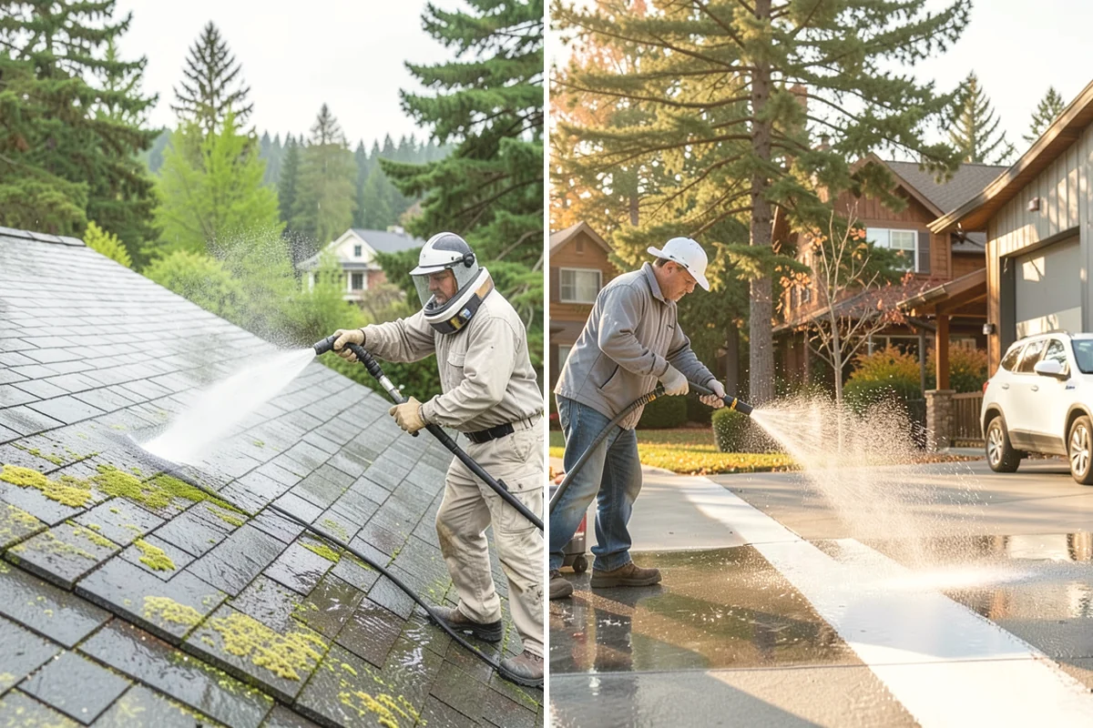 Strip Mall Cleaning in Steilacoom, Pierce County, WA - Schedule around store hours and tenant deliveries