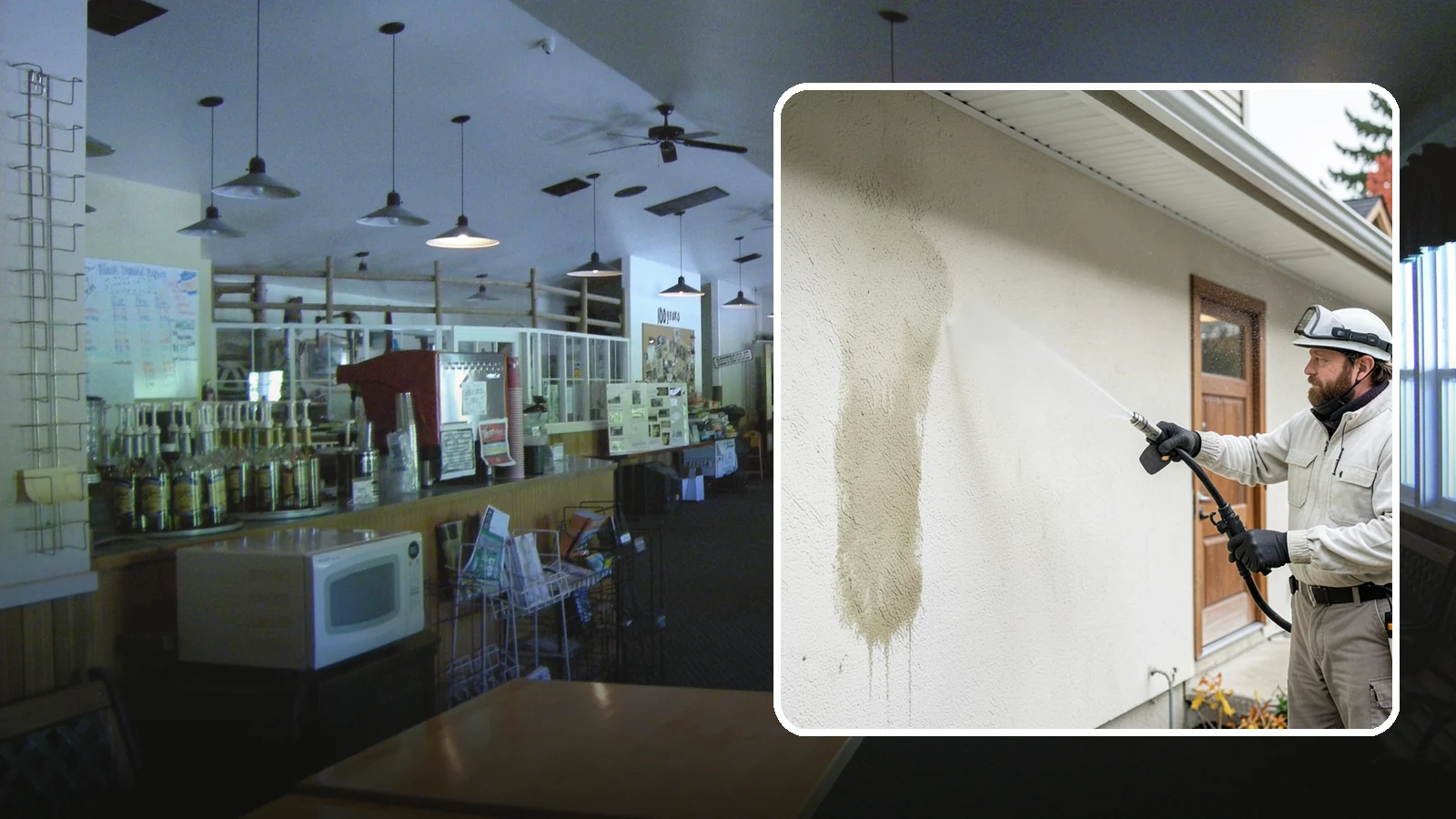 Stucco House Washing in Black Diamond, King County, WA - Stucco house washing gently lifts mildew and algae from textured walls without cracking the finish or forcing water inside.