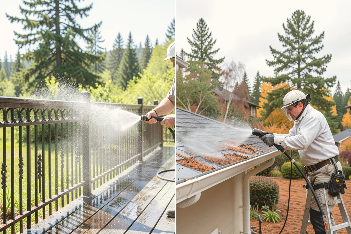 Stucco House Washing in Bothell, King County, WA - Inspect the stucco for cracks and pre-existing damage