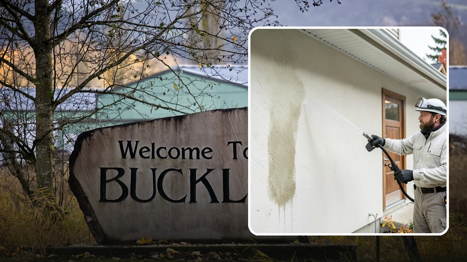 Stucco House Washing in Buckley, Pierce County, WA - Stucco house washing gently lifts mildew and algae from textured walls without cracking the finish or forcing water inside.