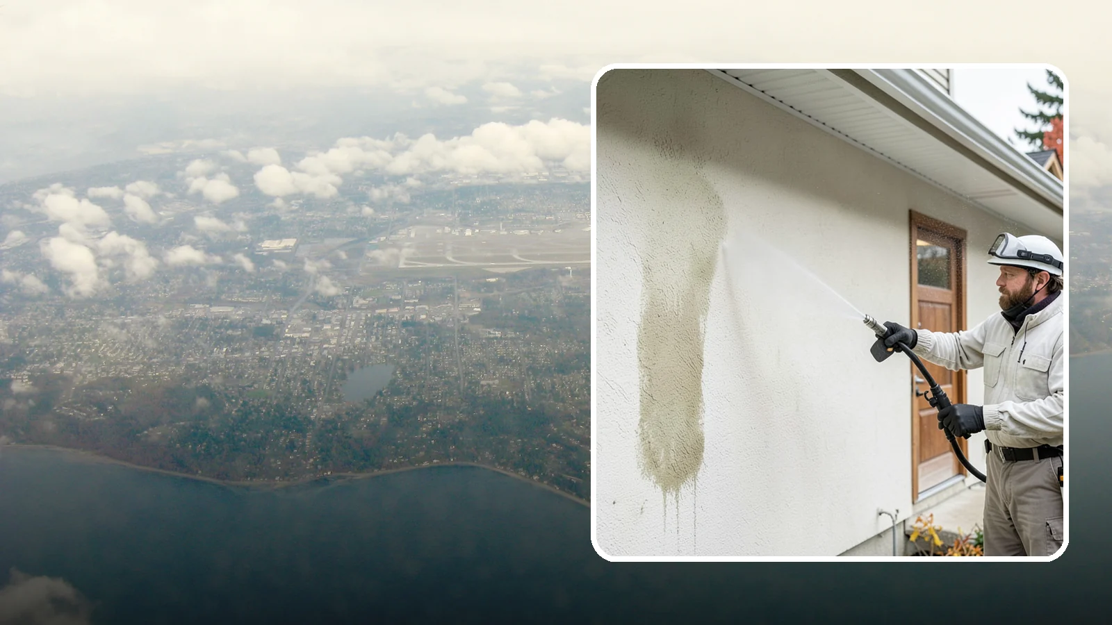 Stucco House Washing in Burien, King County, WA - Stucco house washing gently lifts mildew and algae from textured walls without cracking the finish or forcing water inside.
