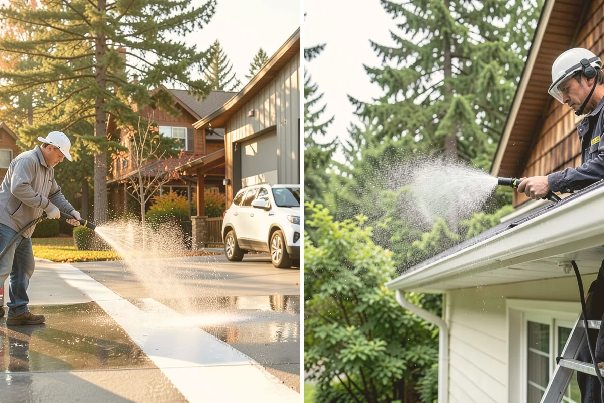 Stucco House Washing in Edmonds, Snohomish County, WA - Inspect the stucco for cracks and pre-existing damage
