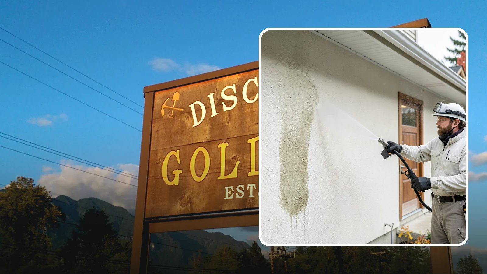 Stucco House Washing in Gold Bar, Snohomish County, WA - Stucco house washing gently lifts mildew and algae from textured walls without cracking the finish or forcing water inside.