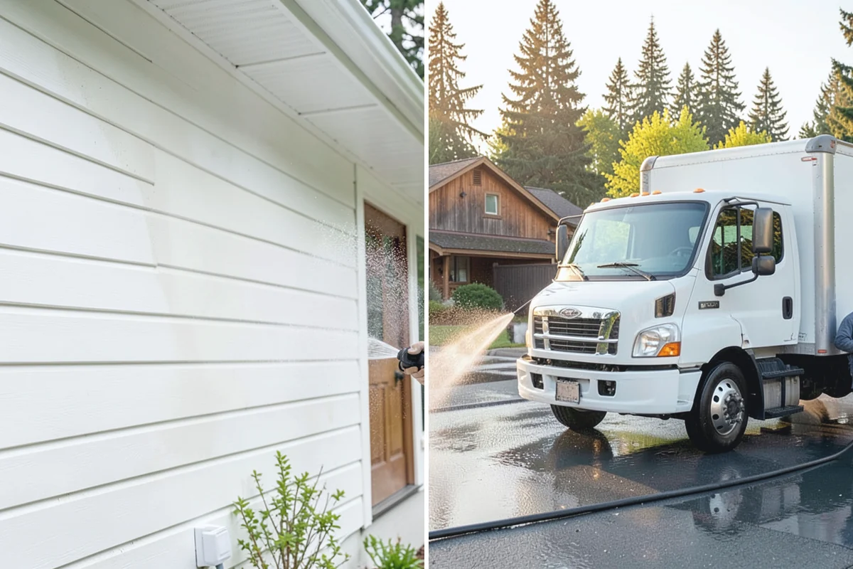 Stucco House Washing in Gold Bar, Snohomish County, WA - Inspect the stucco for cracks and pre-existing damage