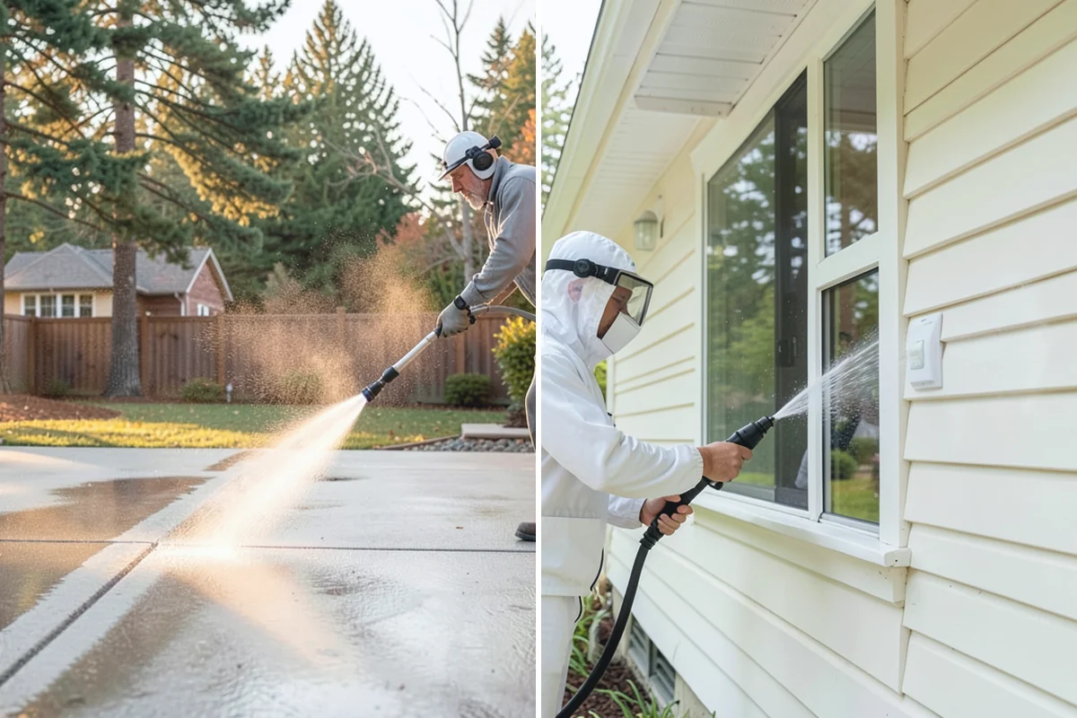 Stucco House Washing in Granite Falls, Snohomish County, WA - Inspect the stucco for cracks and pre-existing damage