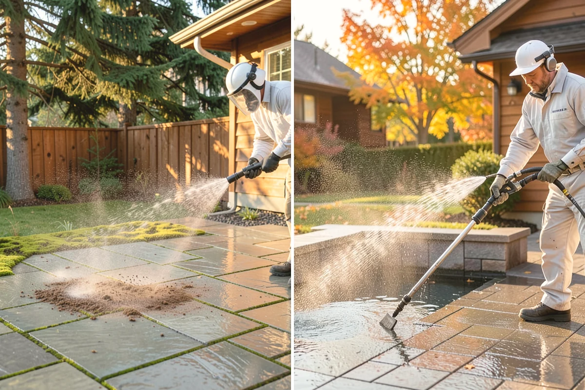 Stucco House Washing in La Conner, Skagit County, WA - Inspect the stucco for cracks and pre-existing damage