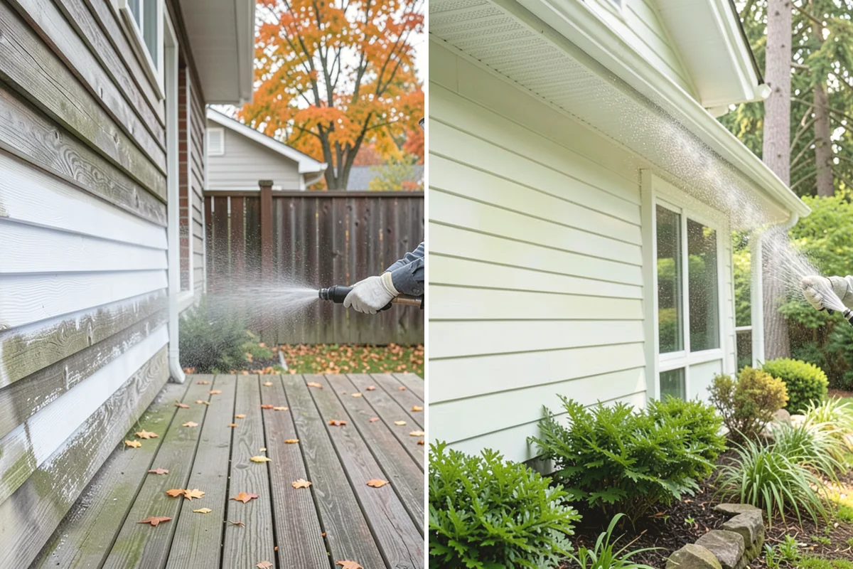 Stucco House Washing in Oak Harbor, Island County, WA - Inspect the stucco for cracks and pre-existing damage