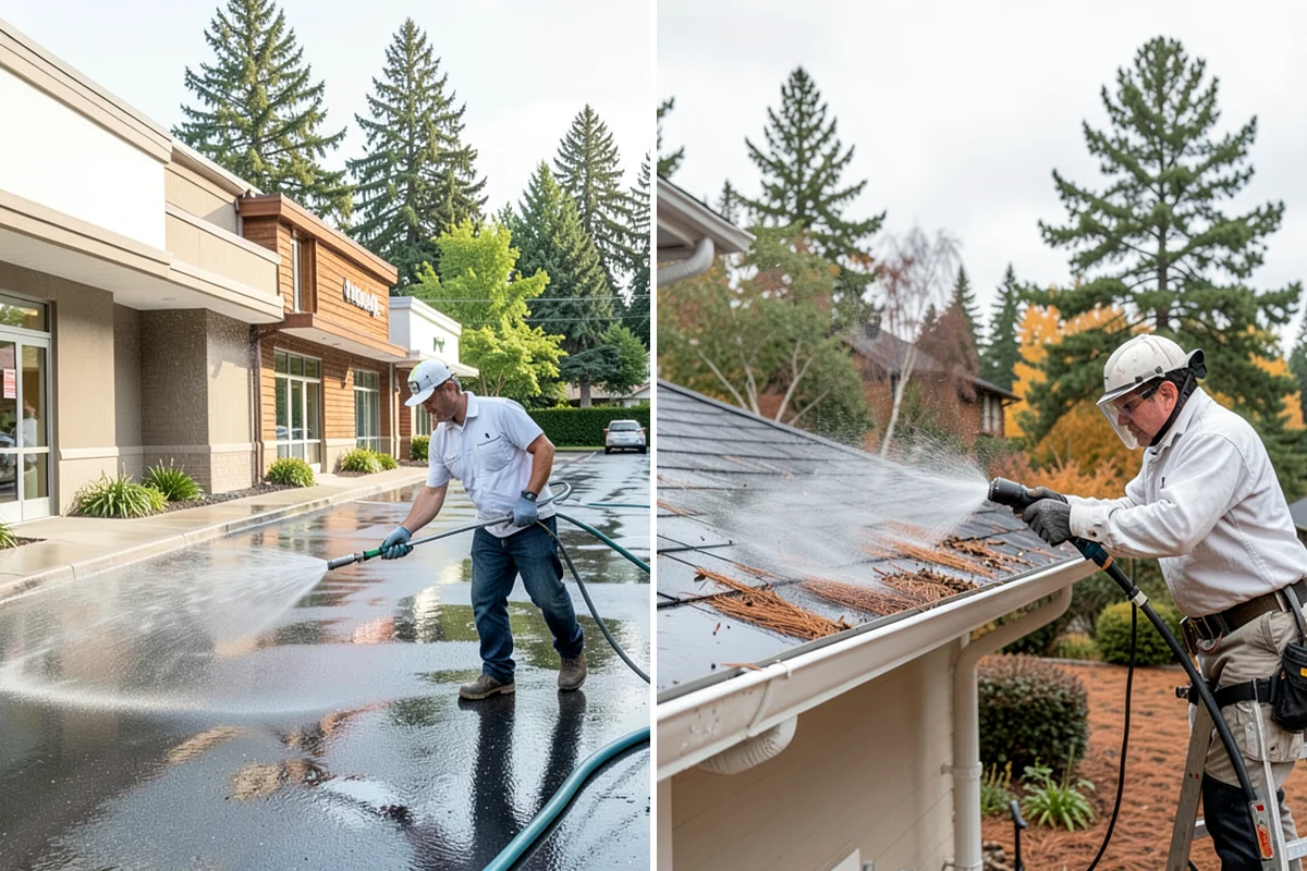 Stucco House Washing in Pacific, King County, WA - Inspect the stucco for cracks and pre-existing damage
