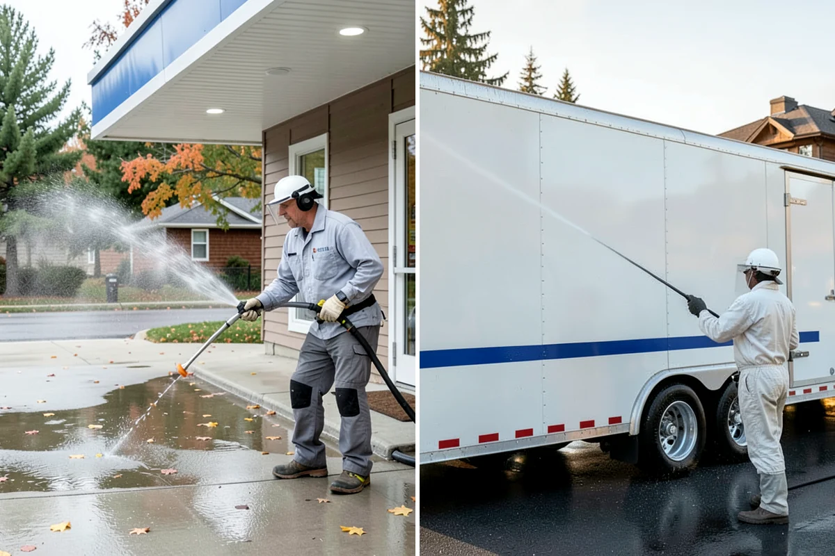 Stucco House Washing in Seattle, King County, WA - Inspect the stucco for cracks and pre-existing damage