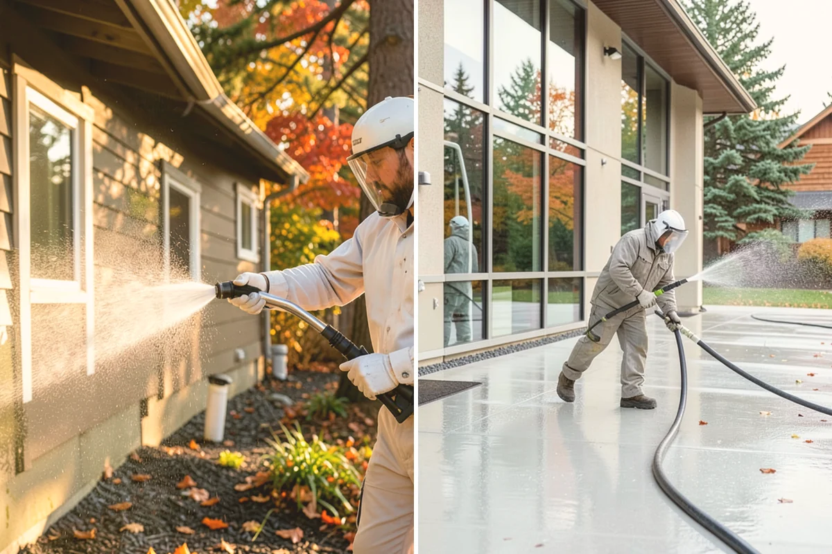 Stucco House Washing in Snohomish, Snohomish County, WA - Inspect the stucco for cracks and pre-existing damage