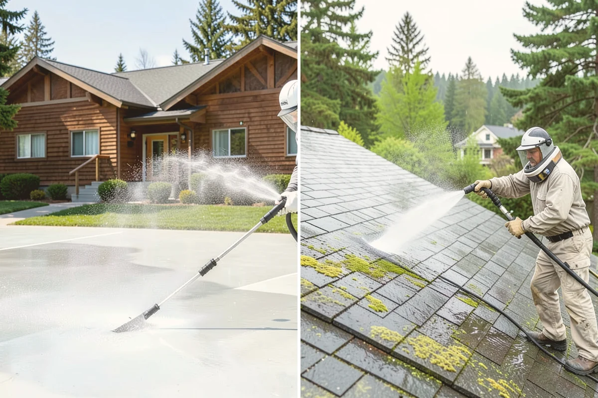 Stucco House Washing in Stanwood, Snohomish County, WA - Inspect the stucco for cracks and pre-existing damage