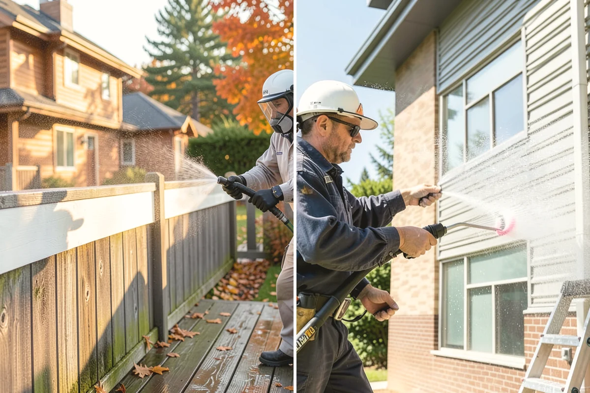 Stucco House Washing in Tacoma, Pierce County, WA - Inspect the stucco for cracks and pre-existing damage