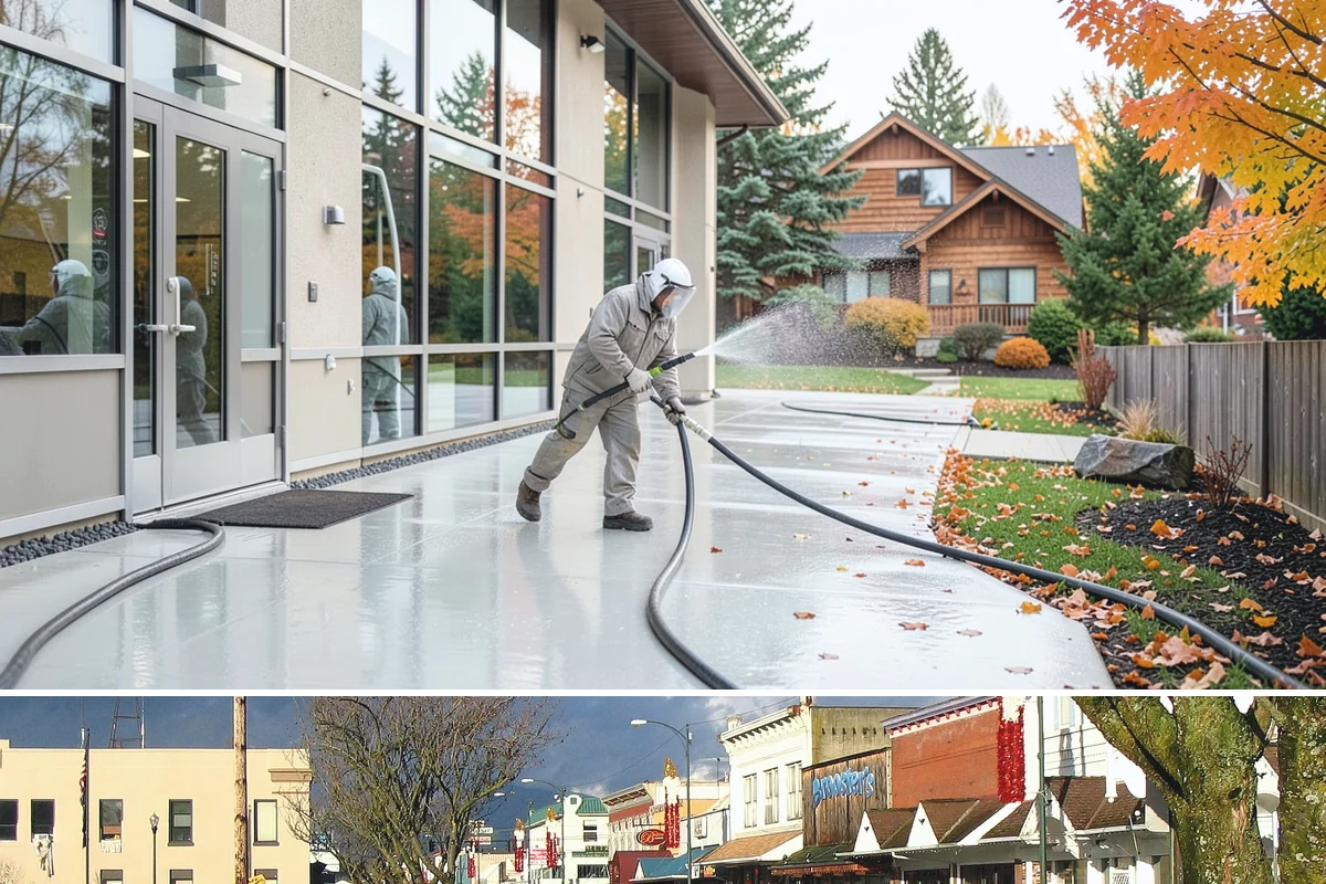 Stucco Soft Wash in Arlington, Snohomish County, WA - Best in the milder, drier stretches so the porous stucco can dry properly after washing.