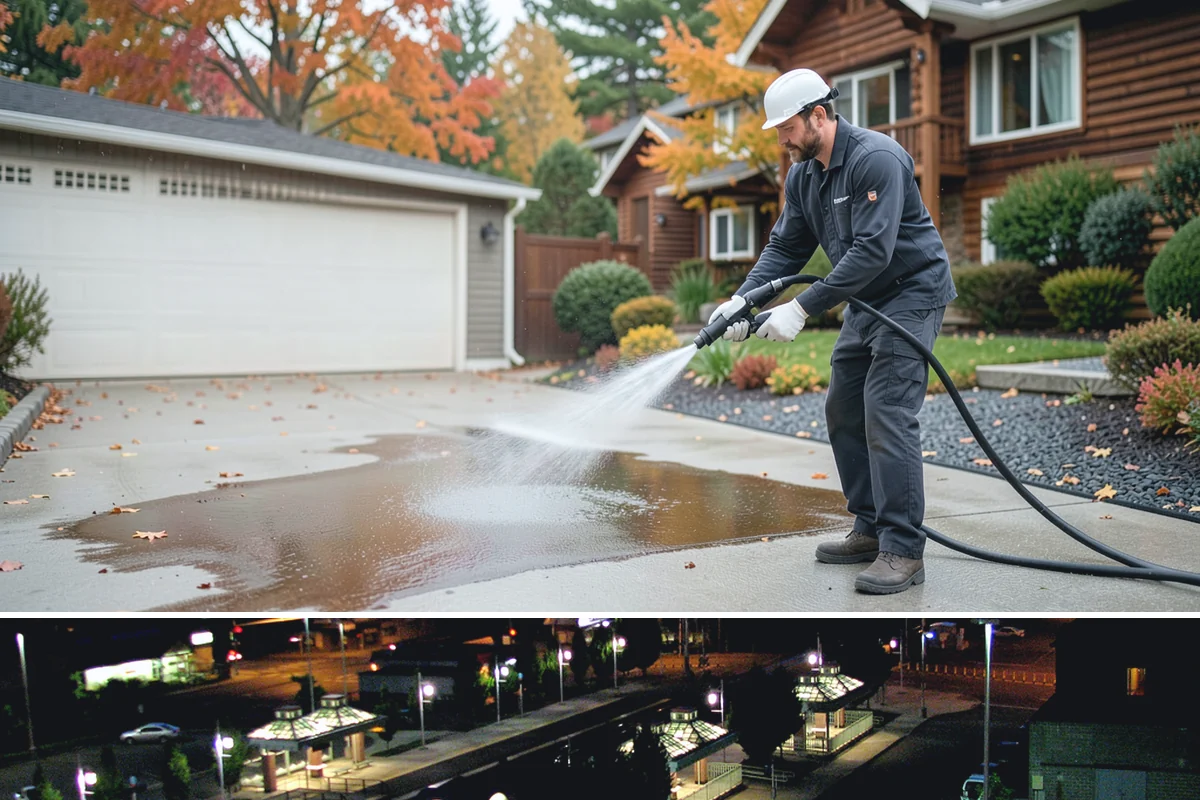Stucco Soft Wash in Auburn, King County, WA - Best in the milder, drier stretches so the porous stucco can dry properly after washing.