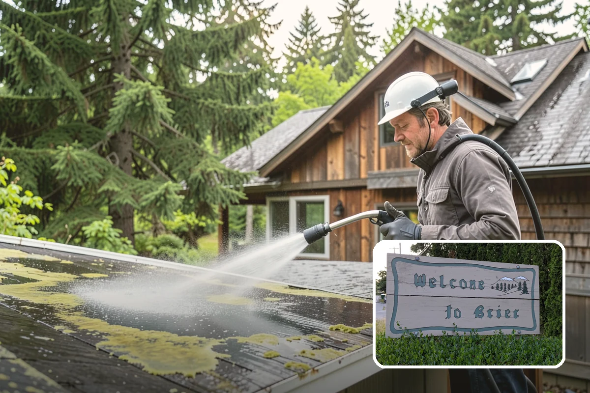 Stucco Soft Wash in Brier, Snohomish County, WA - Cleans porous stucco without chipping its texture