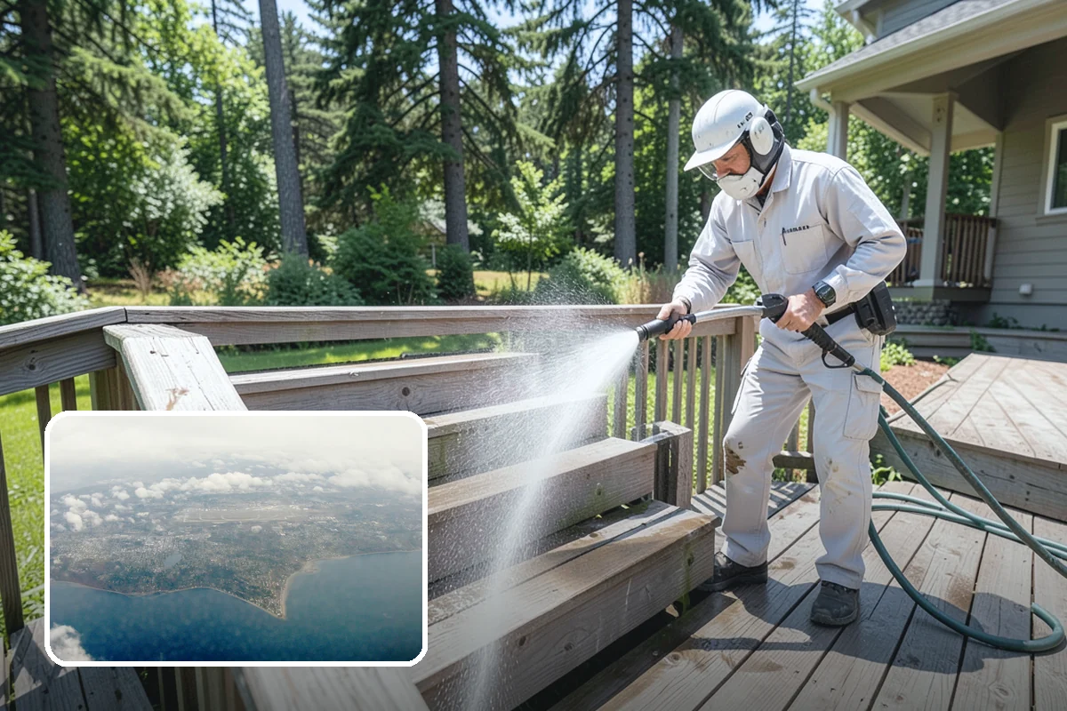 Stucco Soft Wash in Burien, King County, WA - Cleans porous stucco without chipping its texture