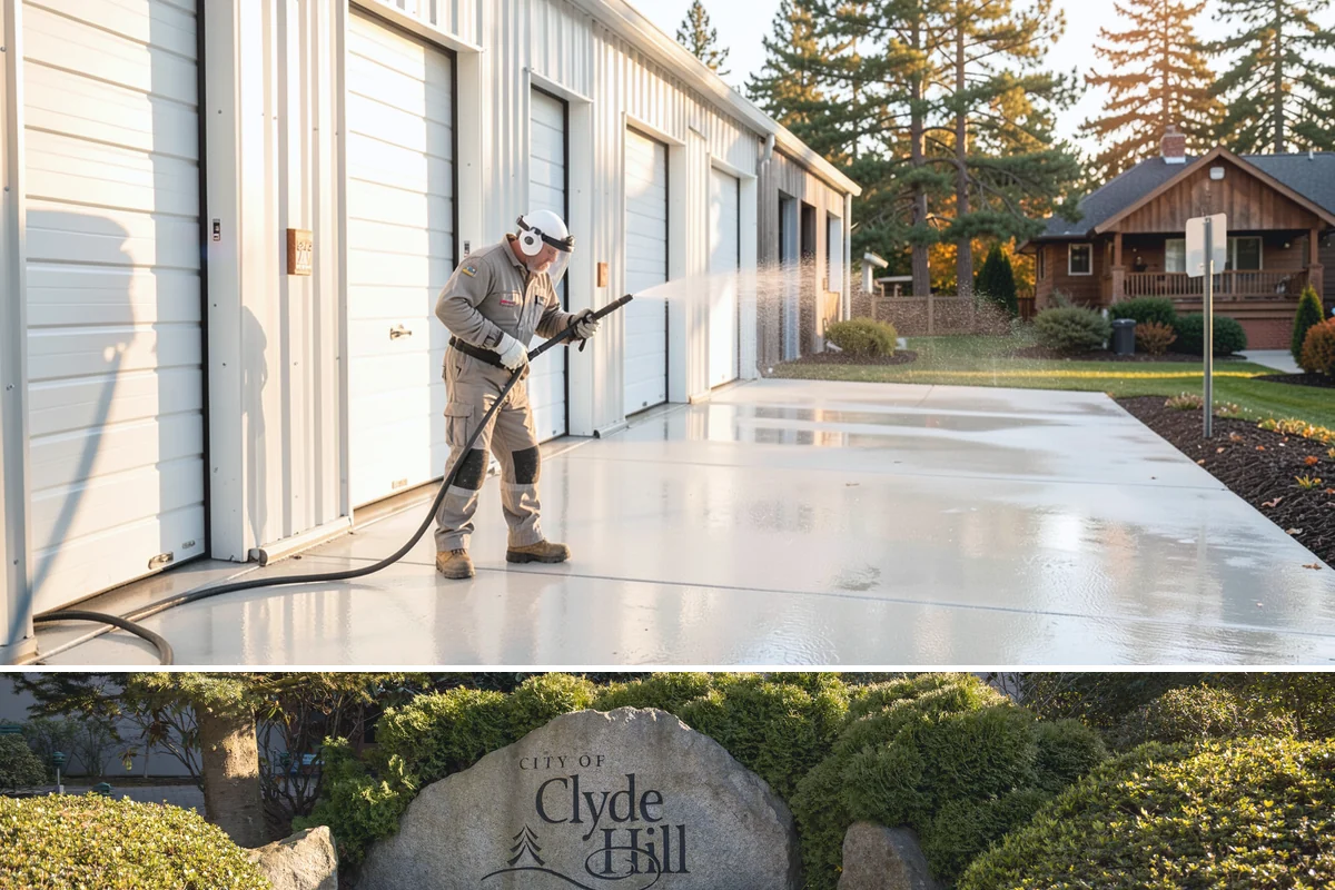 Stucco Soft Wash in Clyde Hill, King County, WA - Best in the milder, drier stretches so the porous stucco can dry properly after washing.