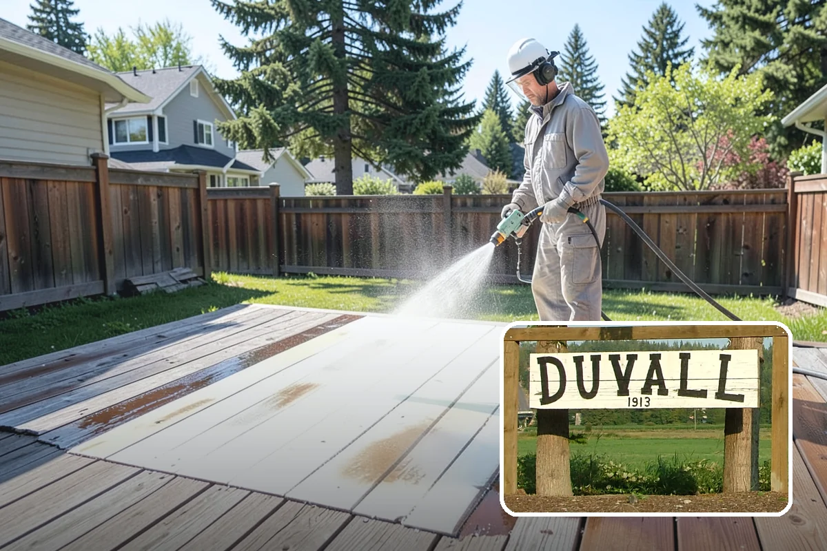 Stucco Soft Wash in Duvall, King County, WA - Cleans porous stucco without chipping its texture