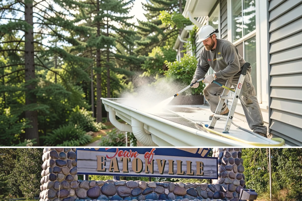 Stucco Soft Wash in Eatonville, Pierce County, WA - Best in the milder, drier stretches so the porous stucco can dry properly after washing.