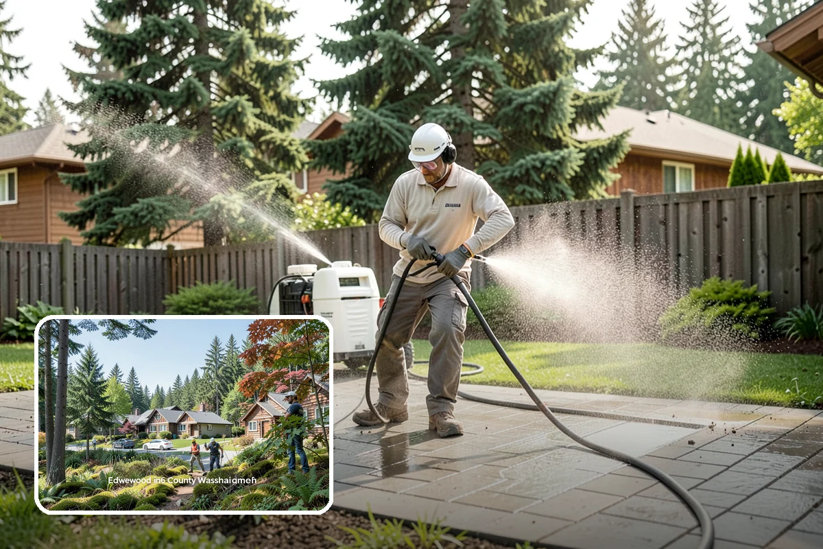 Stucco Soft Wash in Edgewood, Pierce County, WA - Cleans porous stucco without chipping its texture