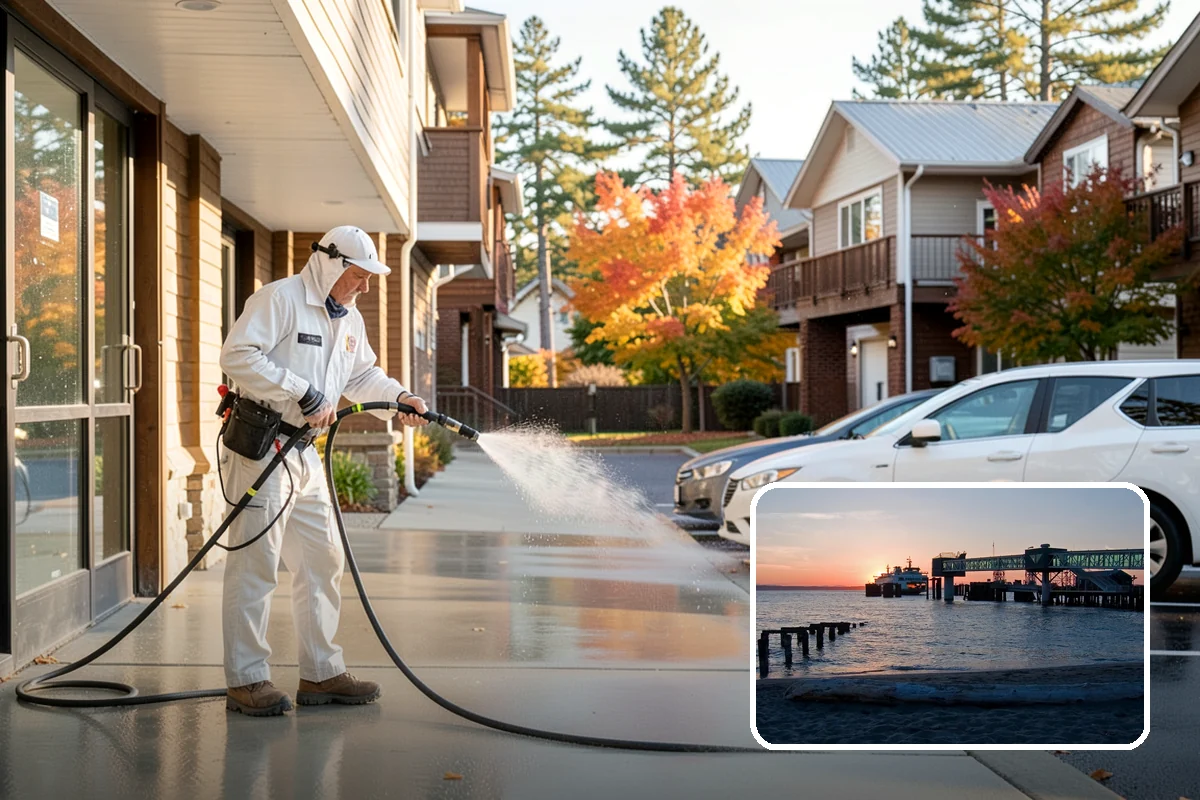 Stucco Soft Wash in Edmonds, Snohomish County, WA - Cleans porous stucco without chipping its texture