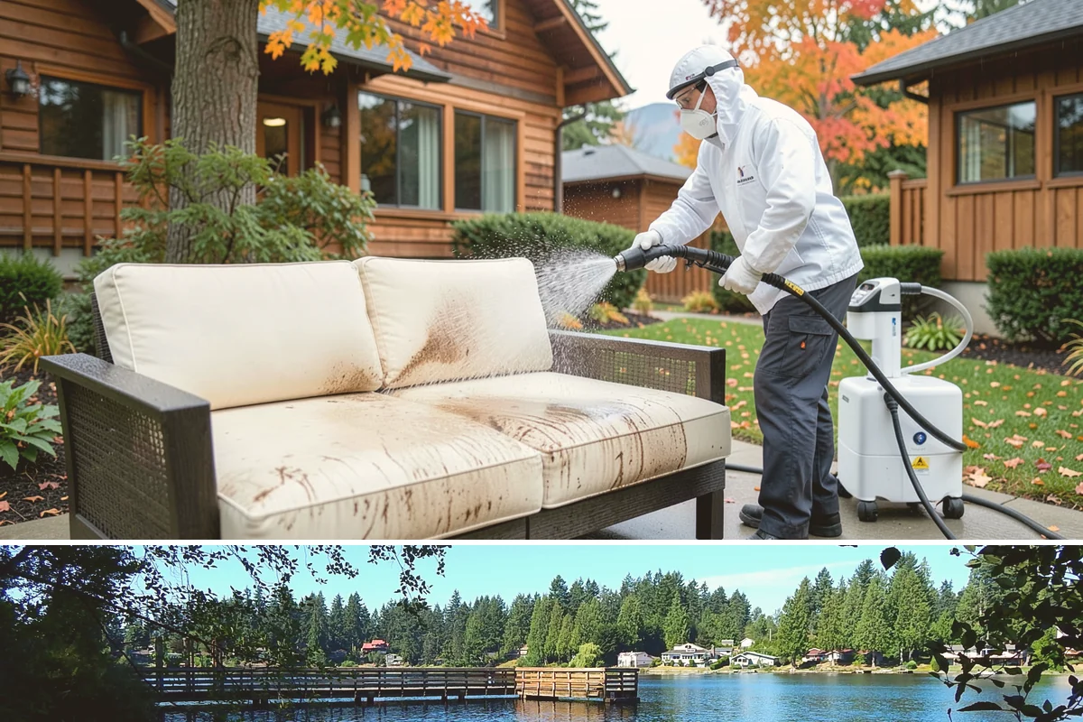 Stucco Soft Wash in Federal Way, King County, WA - Best in the milder, drier stretches so the porous stucco can dry properly after washing.
