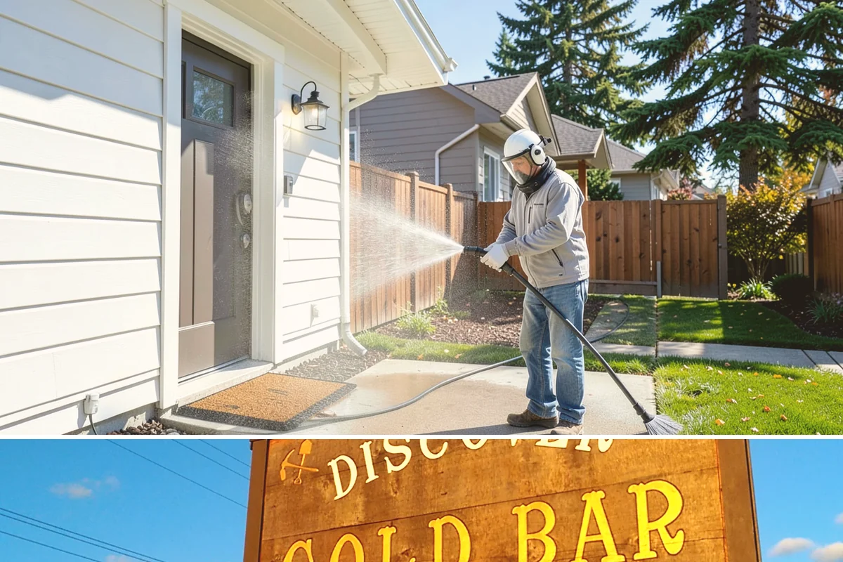 Stucco Soft Wash in Gold Bar, Snohomish County, WA - Best in the milder, drier stretches so the porous stucco can dry properly after washing.