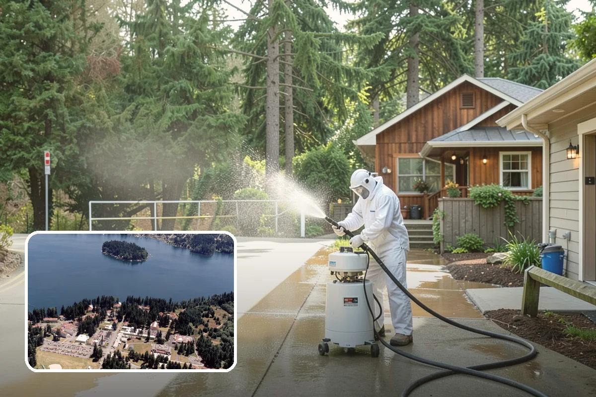 Stucco Soft Wash in Lakewood, Pierce County, WA - Cleans porous stucco without chipping its texture