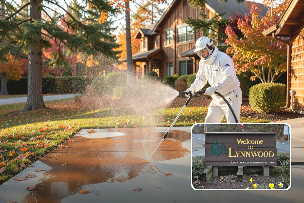 Stucco Soft Wash in Lynnwood, Snohomish County, WA - Cleans porous stucco without chipping its texture