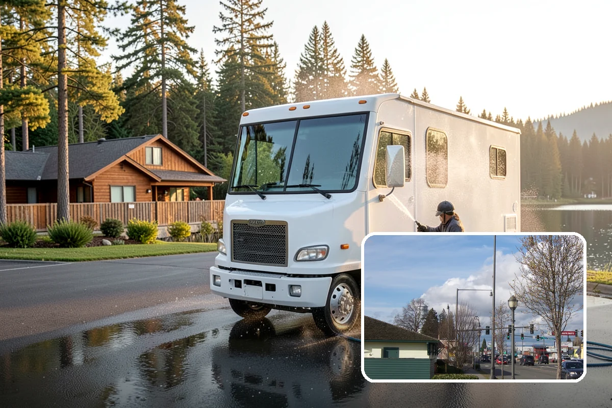 Stucco Soft Wash in Marysville, Snohomish County, WA - Cleans porous stucco without chipping its texture