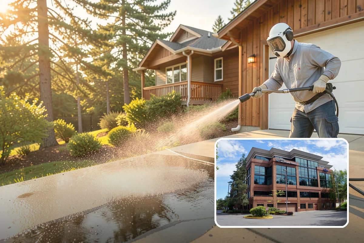 Stucco Soft Wash in Mountlake Terrace, Snohomish County, WA - Cleans porous stucco without chipping its texture