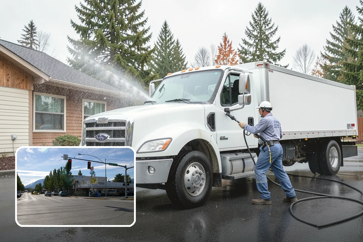 Stucco Soft Wash in North Bend, King County, WA - Cleans porous stucco without chipping its texture
