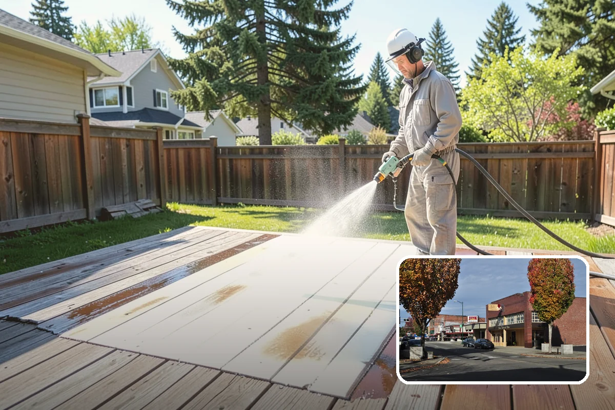 Stucco Soft Wash in Puyallup, Pierce County, WA - Cleans porous stucco without chipping its texture
