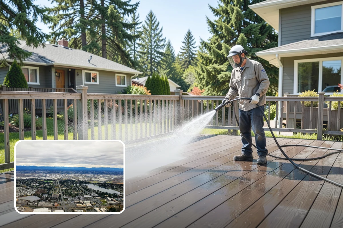 Stucco Soft Wash in SeaTac, King County, WA - Cleans porous stucco without chipping its texture