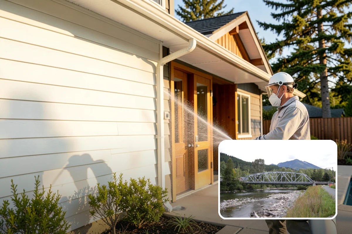 Stucco Soft Wash in Skykomish, King County, WA - Cleans porous stucco without chipping its texture