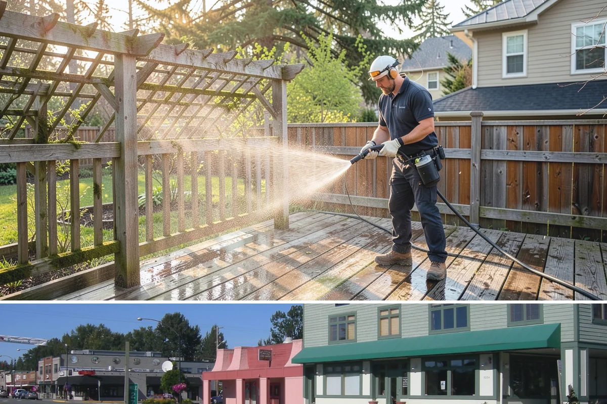 Stucco Soft Wash in Snoqualmie, King County, WA - Best in the milder, drier stretches so the porous stucco can dry properly after washing.