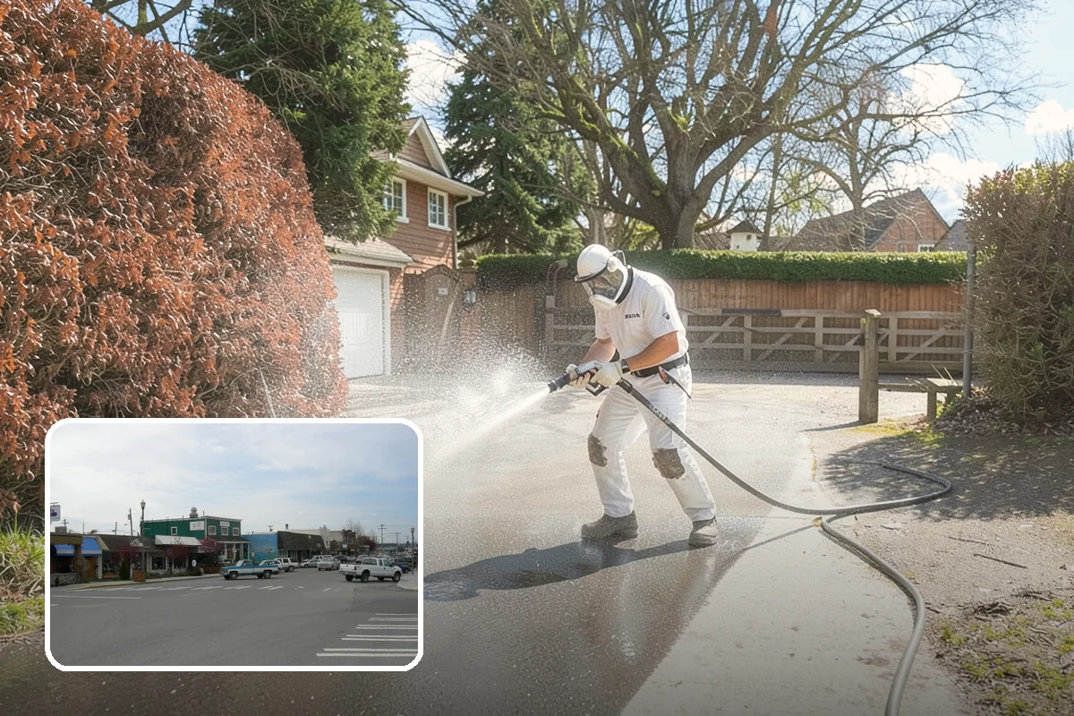 Stucco Soft Wash in Stanwood, Snohomish County, WA - Cleans porous stucco without chipping its texture