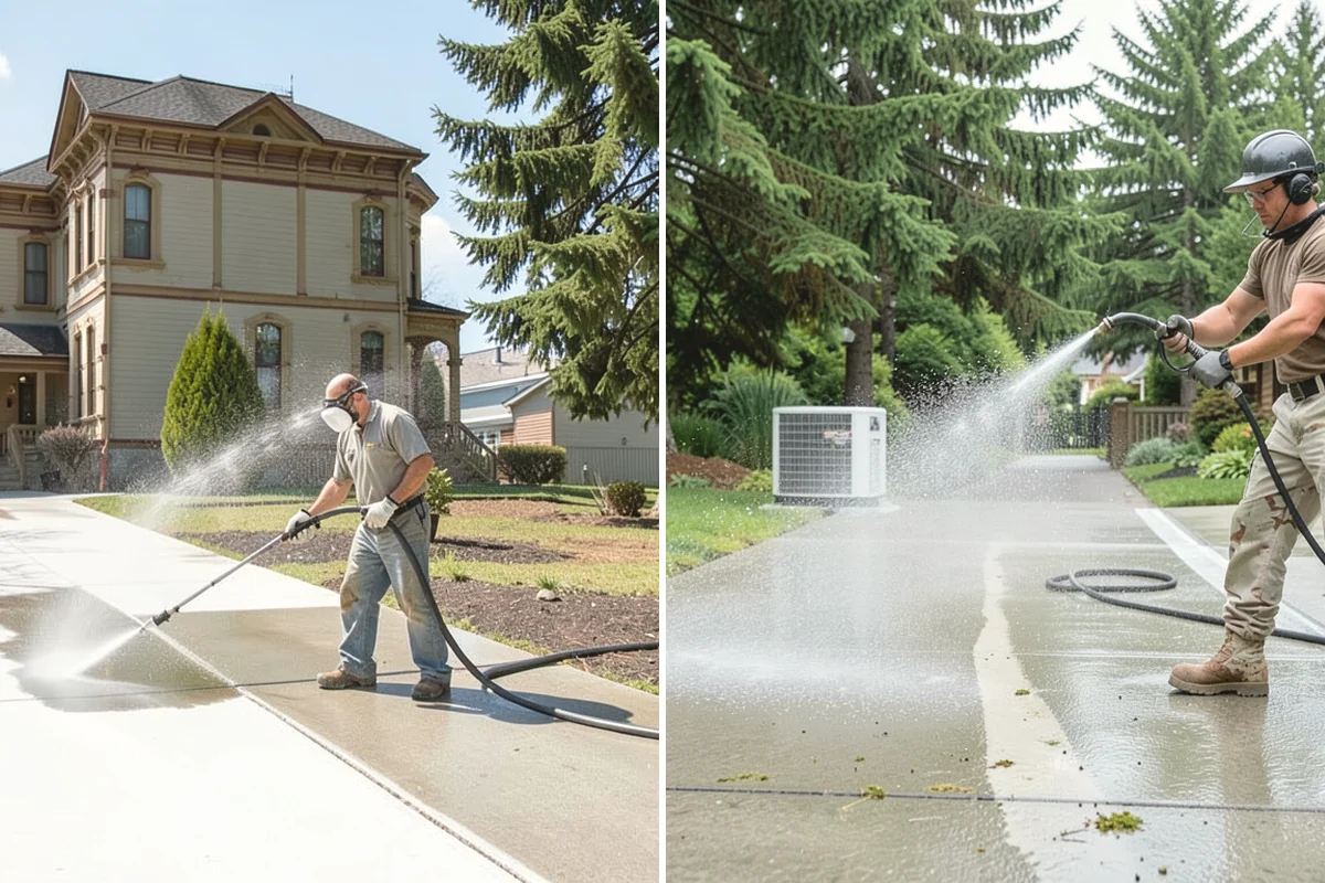 Stucco Soft Wash in Tacoma, Pierce County, WA - Examine the stucco texture and identify staining