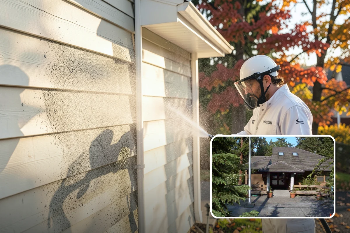 Stucco Soft Wash in Yarrow Point, King County, WA - Cleans porous stucco without chipping its texture