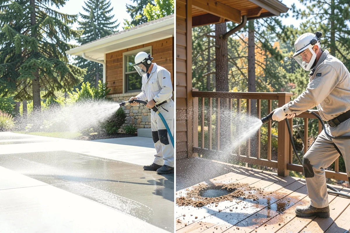 Surface Cleaning in Anacortes, Skagit County, WA - Clear the flat surface of loose debris