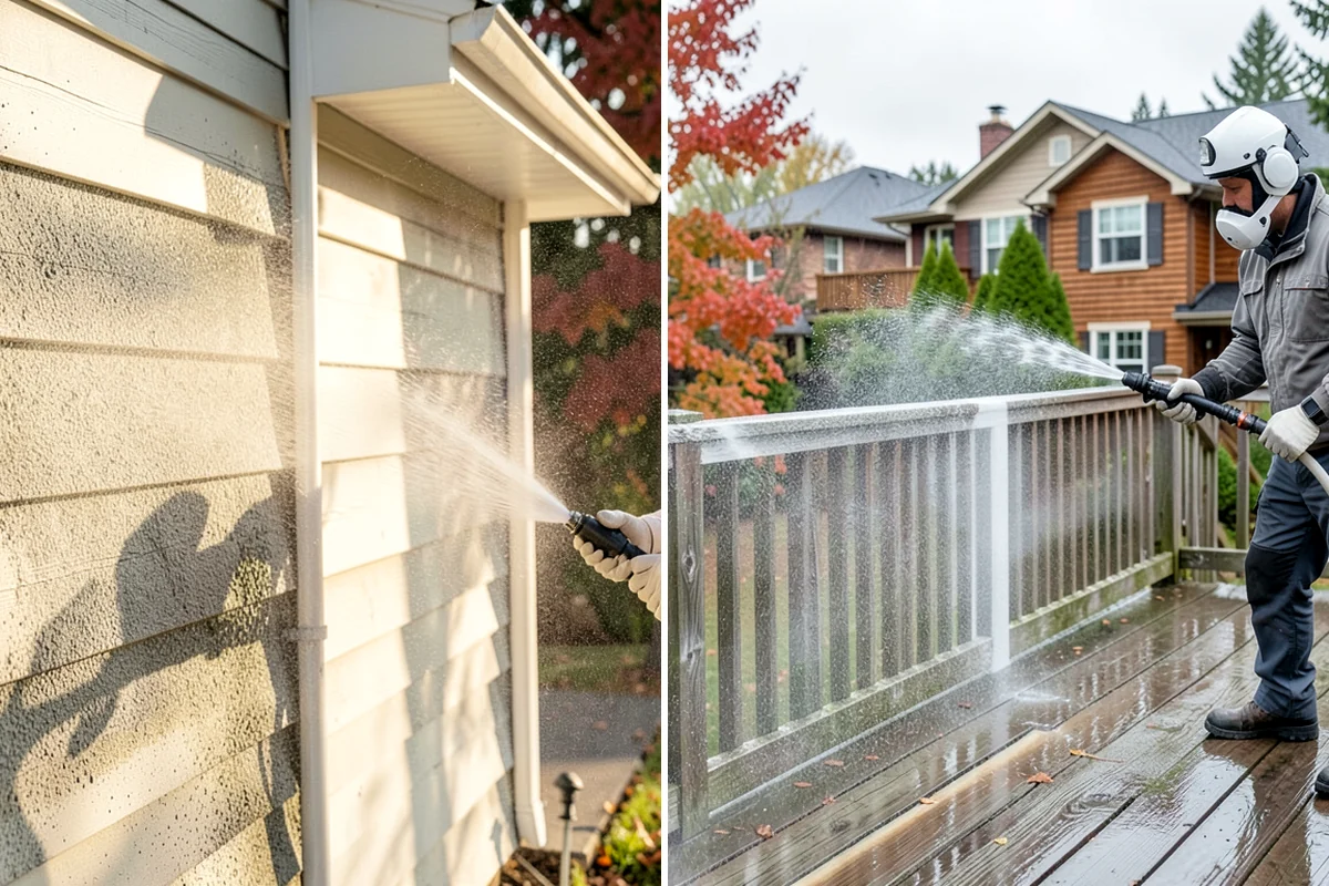 Surface Cleaning in Arlington, Snohomish County, WA - Clear the flat surface of loose debris