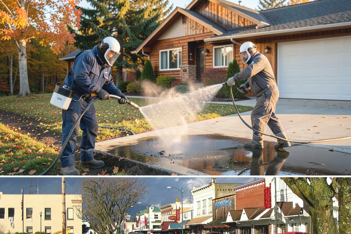 Surface Cleaning in Arlington, Snohomish County, WA - Best in the drier spring-through-fall window, though it handles algae buildup effectively whenever surfaces need attention.