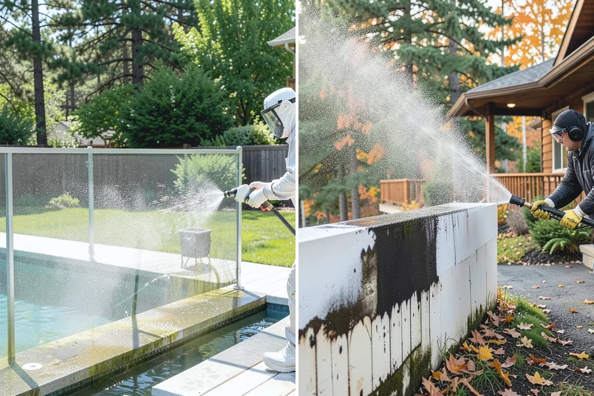 Surface Cleaning in Beaux Arts Village, King County, WA - Clear the flat surface of loose debris
