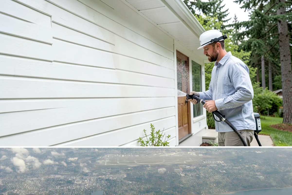 Surface Cleaning in Burien, King County, WA - Best in the drier spring-through-fall window, though it handles algae buildup effectively whenever surfaces need attention.