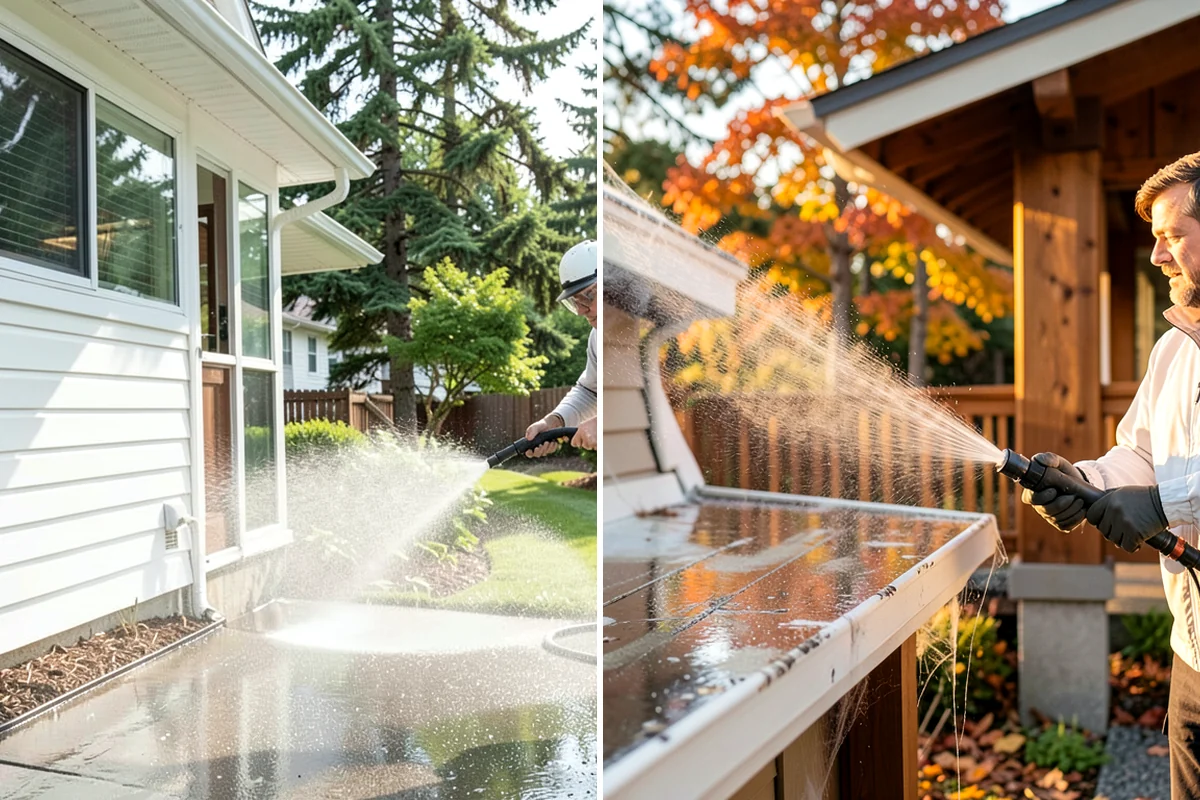 Surface Cleaning in Clyde Hill, King County, WA - Clear the flat surface of loose debris