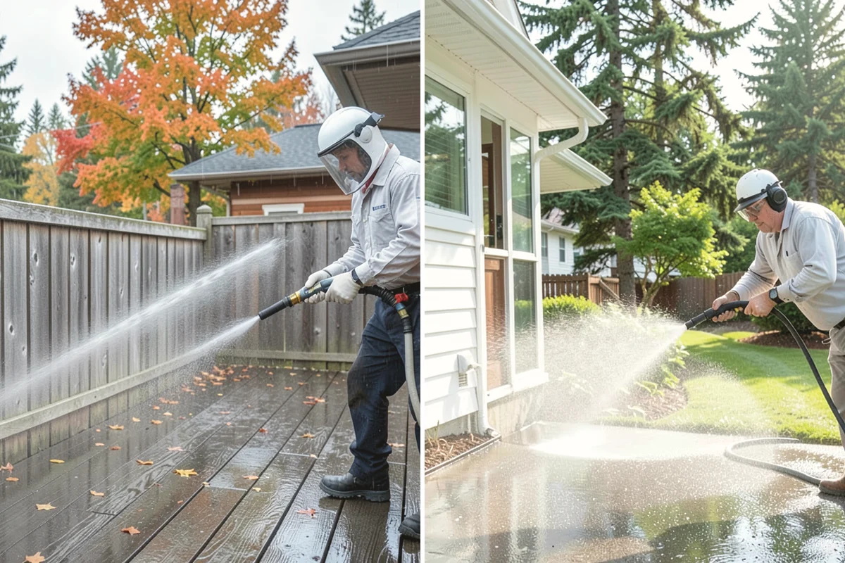Surface Cleaning in Covington, King County, WA - Clear the flat surface of loose debris
