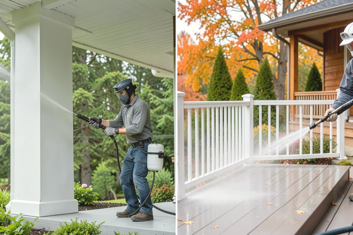 Surface Cleaning in Duvall, King County, WA - Clear the flat surface of loose debris